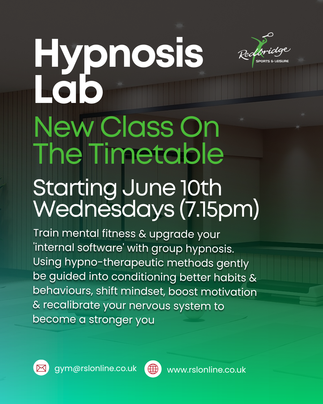 NEW CLASS ALERT HYPNOSIS LAB
