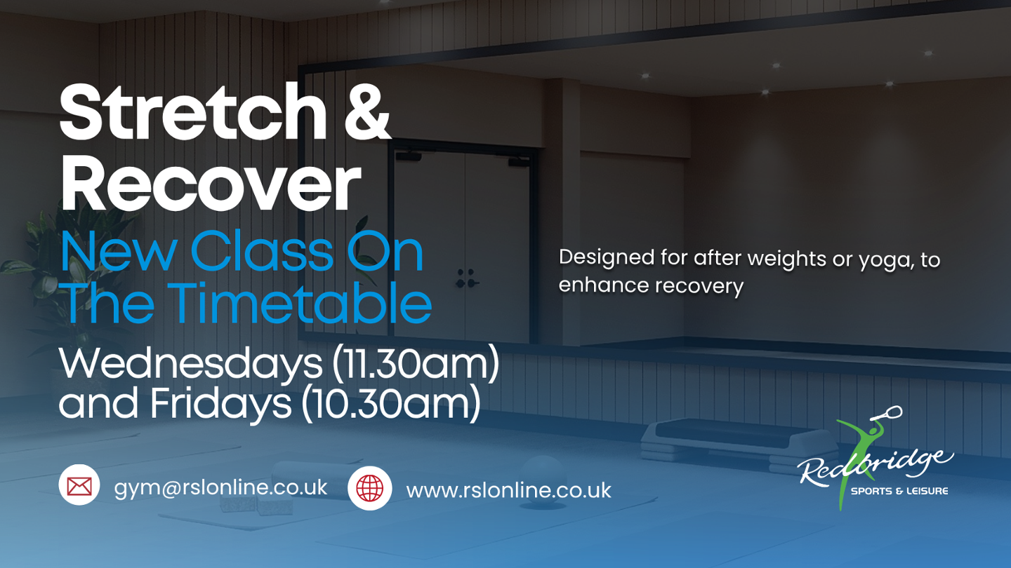 NEW CLASS ALERT — Stretch & Recover