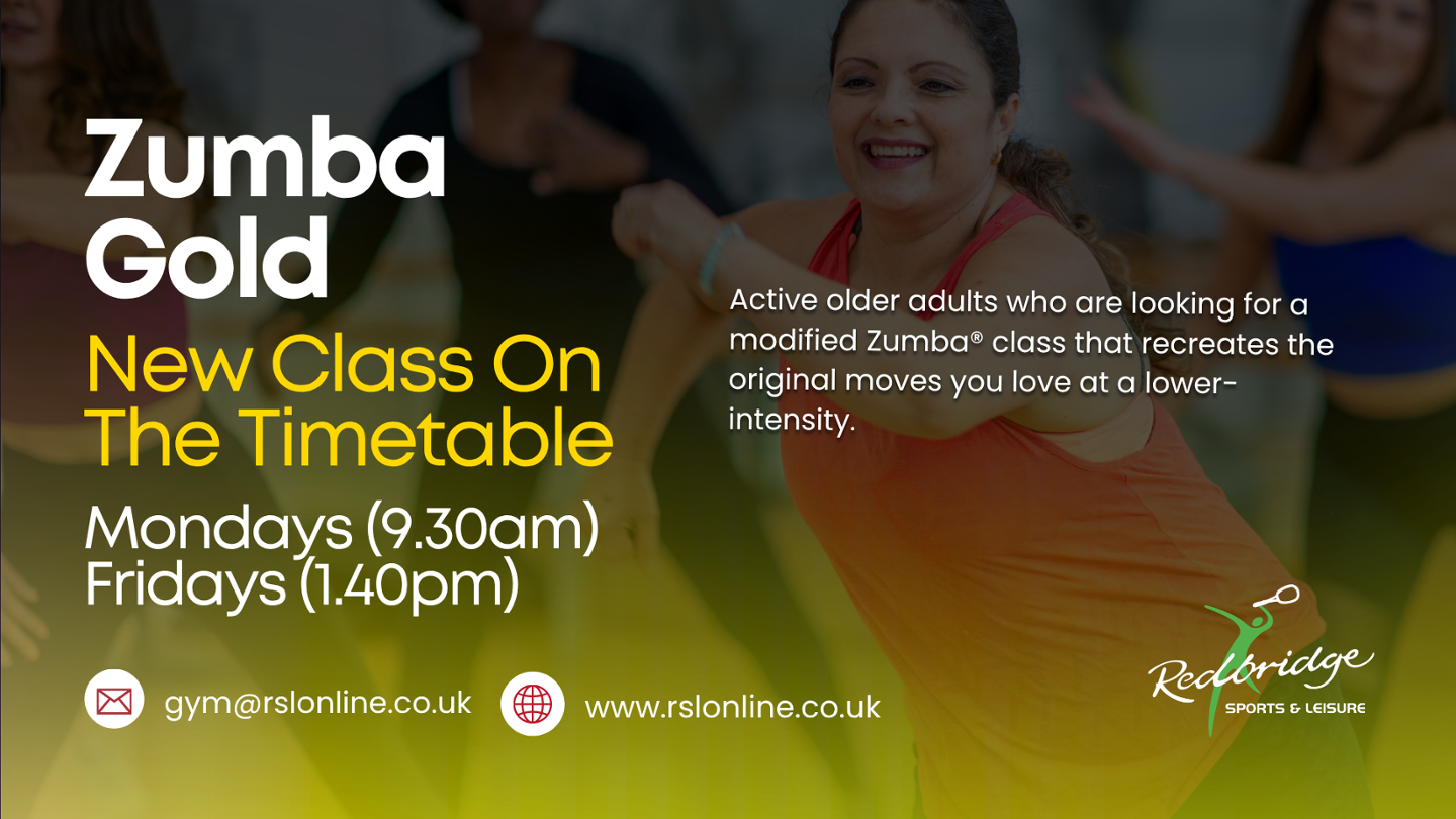NEW ON THE TIMETABLE — Zumba Gold