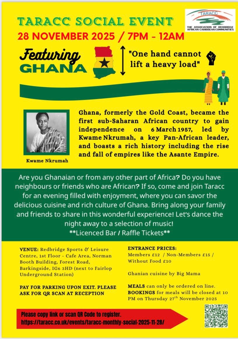 TARACC Social Event – Celebrating Ghana