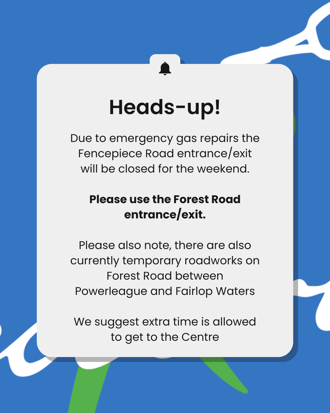 Temporary Roadworks on Forest Road