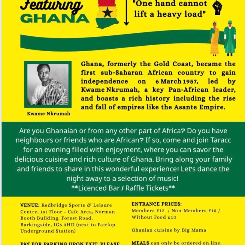 TARACC Social Event – Celebrating Ghana